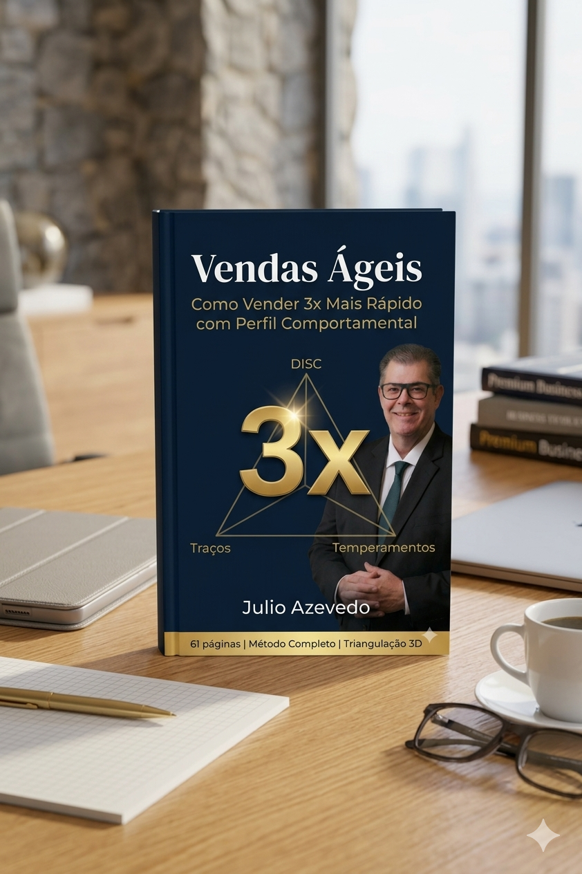 Capa de Vendas Ágeis: Como Vender 3x Mais Rápido com Perfil Comportamental